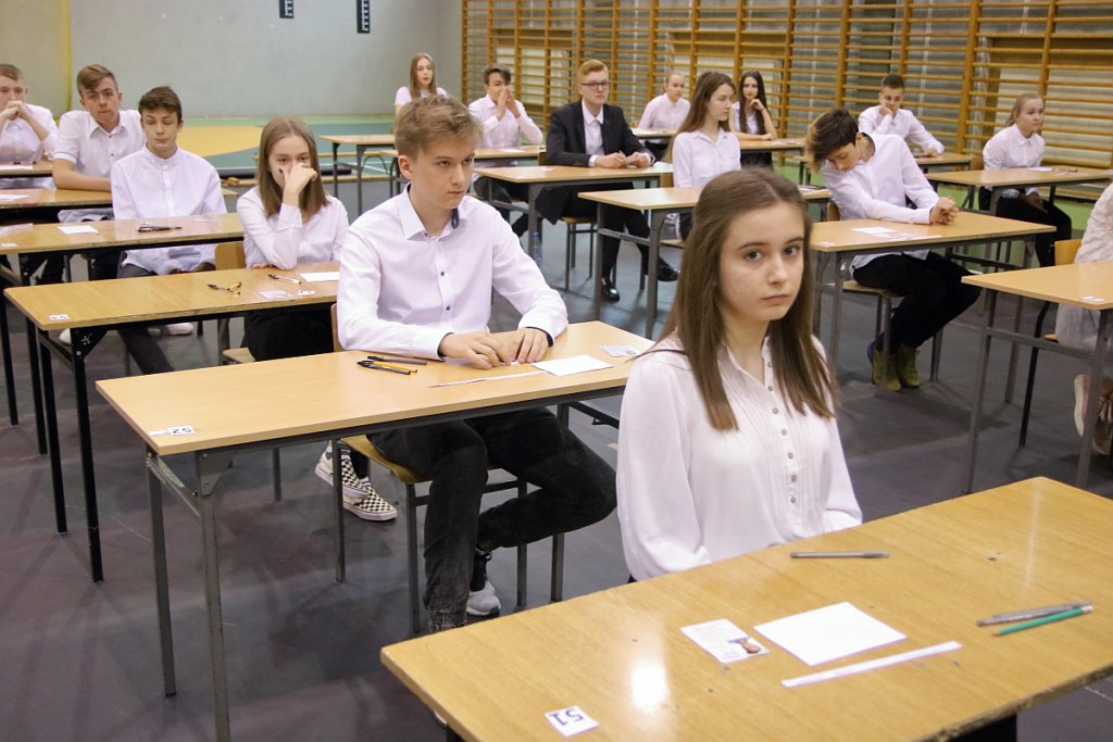  Egzaminy gimnazjalne w Ostrołęce [10.04.2019] - zdjęcie #42 - eOstroleka.pl