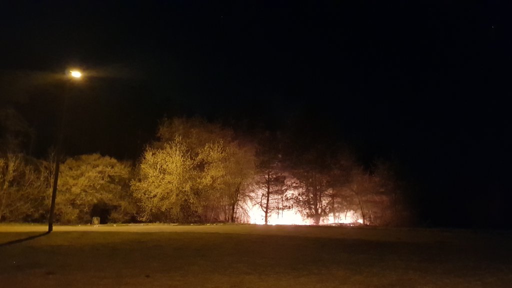 Pożar przy Sienkiewicza i Chemicznej [16.04.2019] - zdjęcie #6 - eOstroleka.pl