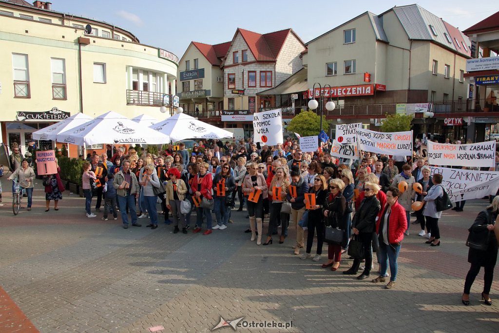 Wiec poparcia dla nauczycieli w Ostrołęce [24.04.2019] - zdjęcie #39 - eOstroleka.pl