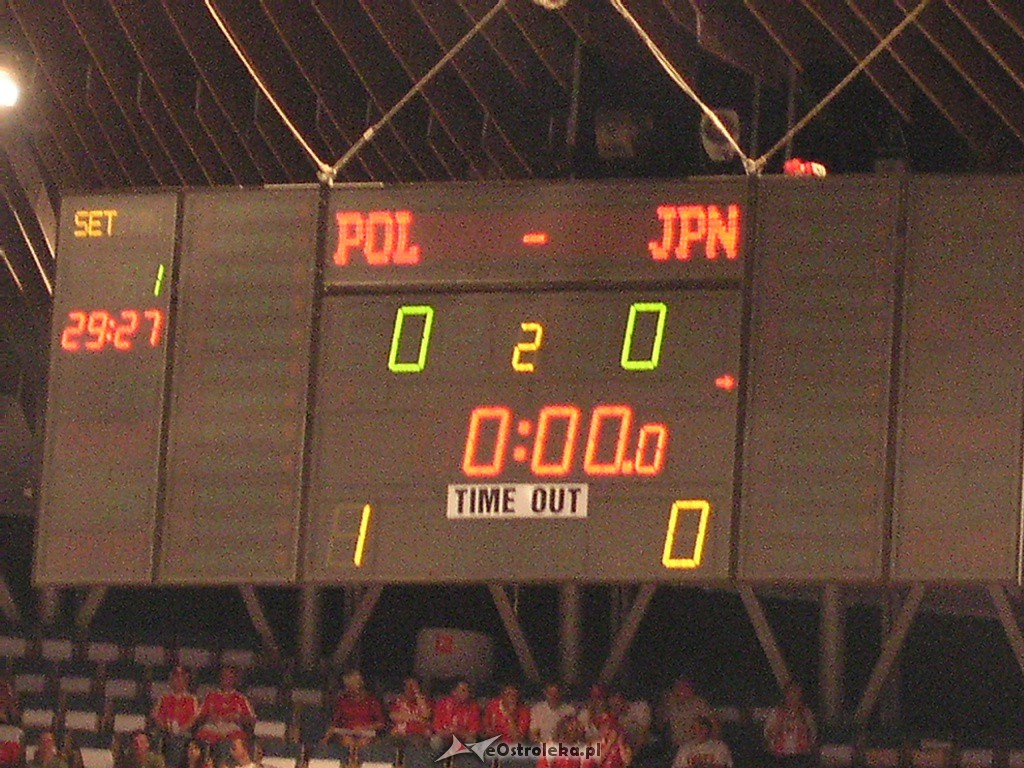 Mecz Ligi Światowej Polska-Japonia z udziałem A. Gołasia [18.06.2004] - zdjęcie #9 - eOstroleka.pl