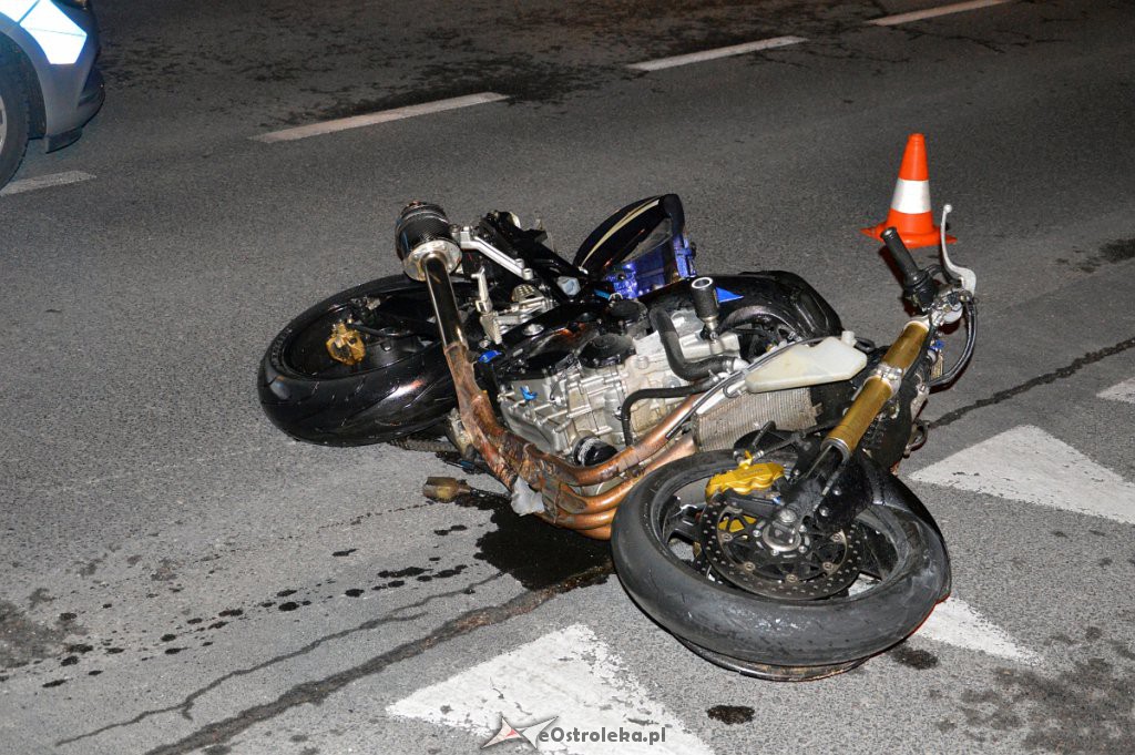 Śmiertelny wypadek motocyklisty [10.05.2019] - zdjęcie #1 - eOstroleka.pl