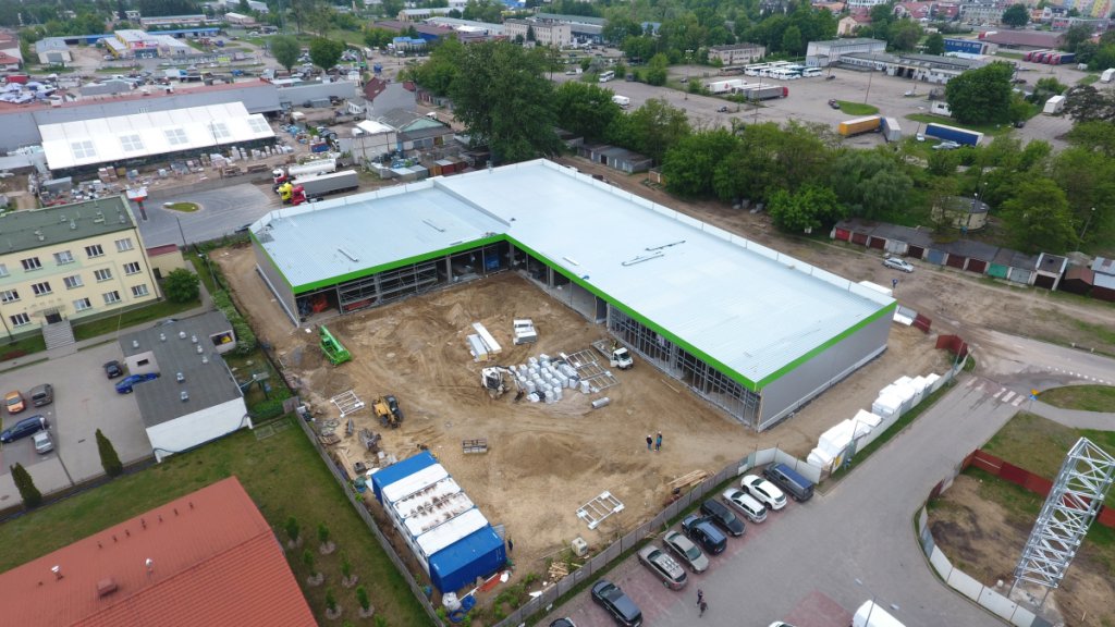 Budowa galerii Vendo w Ostrołęce [21.05.2019] - zdjęcie #2 - eOstroleka.pl