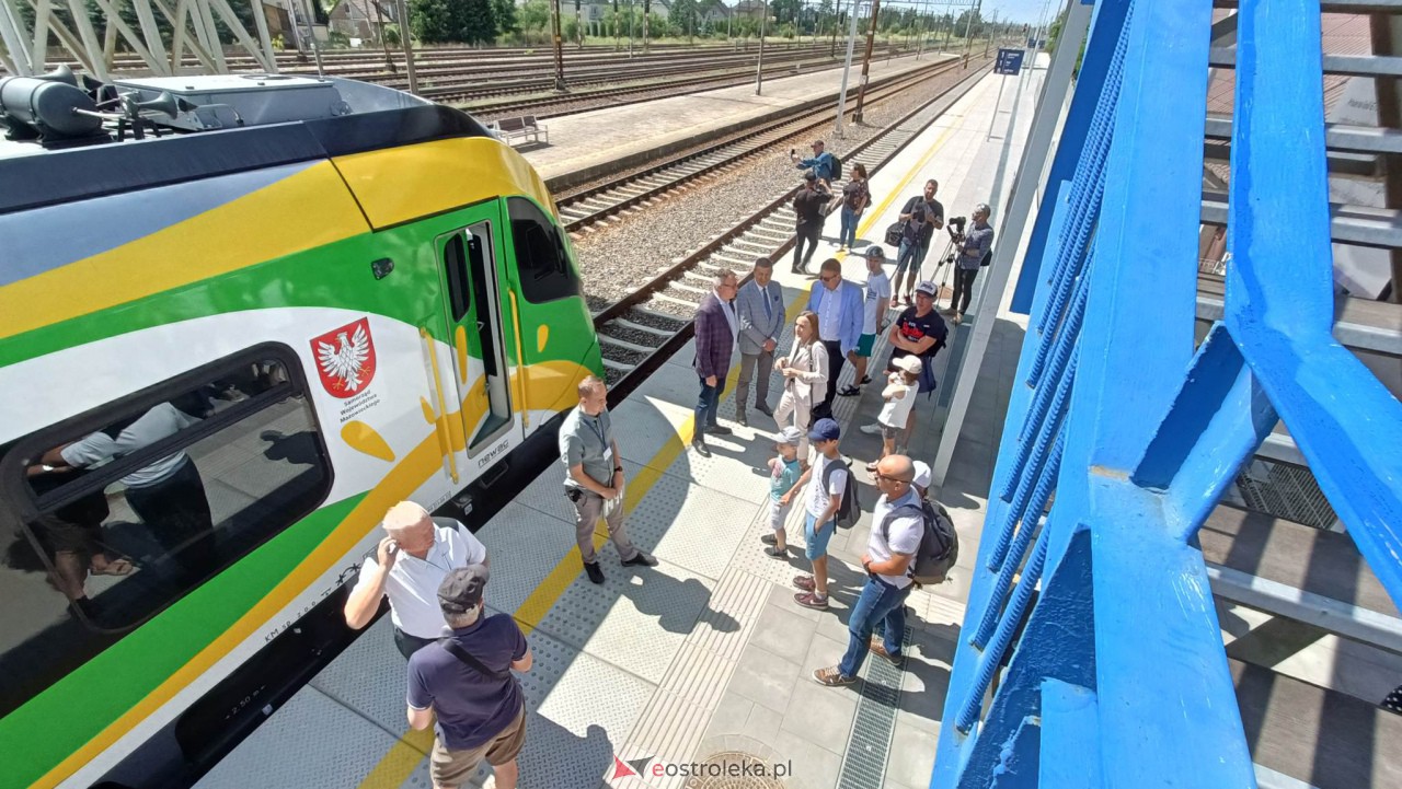 Powrót pociągów na linię kolejową nr 35 Ostrołęka-Chorzele [11.06.2023] - zdjęcie #6 - eOstroleka.pl