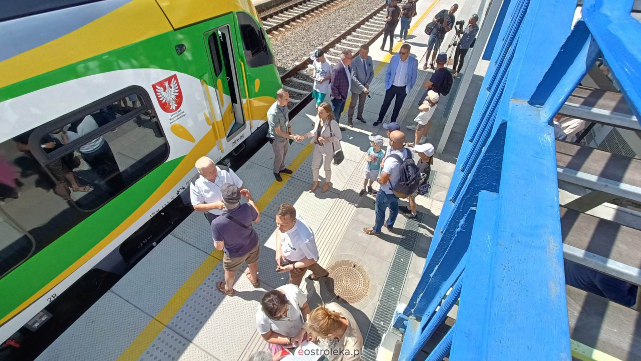 Powrót pociągów na linię kolejową nr 35 Ostrołęka-Chorzele [11.06.2023] - zdjęcie #16 - eOstroleka.pl