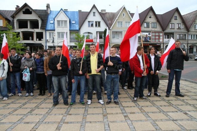 Marsz ku czci Rotmistrza Pileckiego 13-05-2011 - zdjęcie #7 - eOstroleka.pl