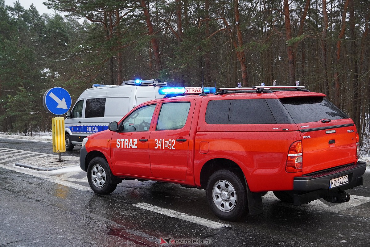 Wypadek w Laskowcu [23.11.2023] - zdjęcie #28 - eOstroleka.pl