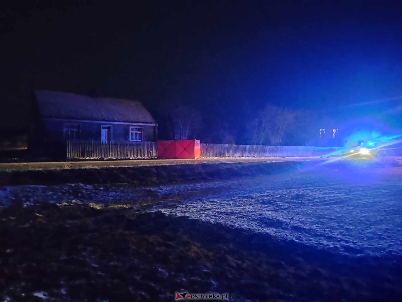Śmiertelny wypadek na trasie Ostrołęka-Lipianka [29.11.2023] - zdjęcie #5 - eOstroleka.pl