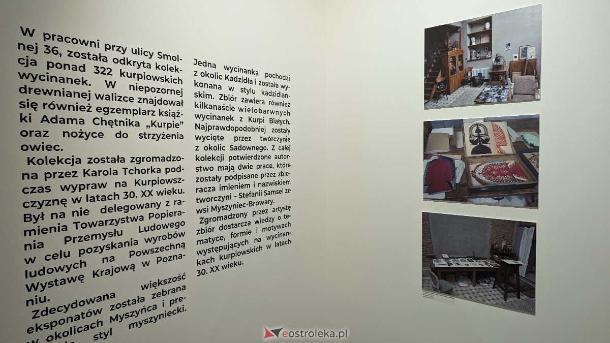 Wernisaż wystawy pt. „Karol Tchorek – (ko)lekcja kurpiowska” [12.12.2023] - zdjęcie #21 - eOstroleka.pl