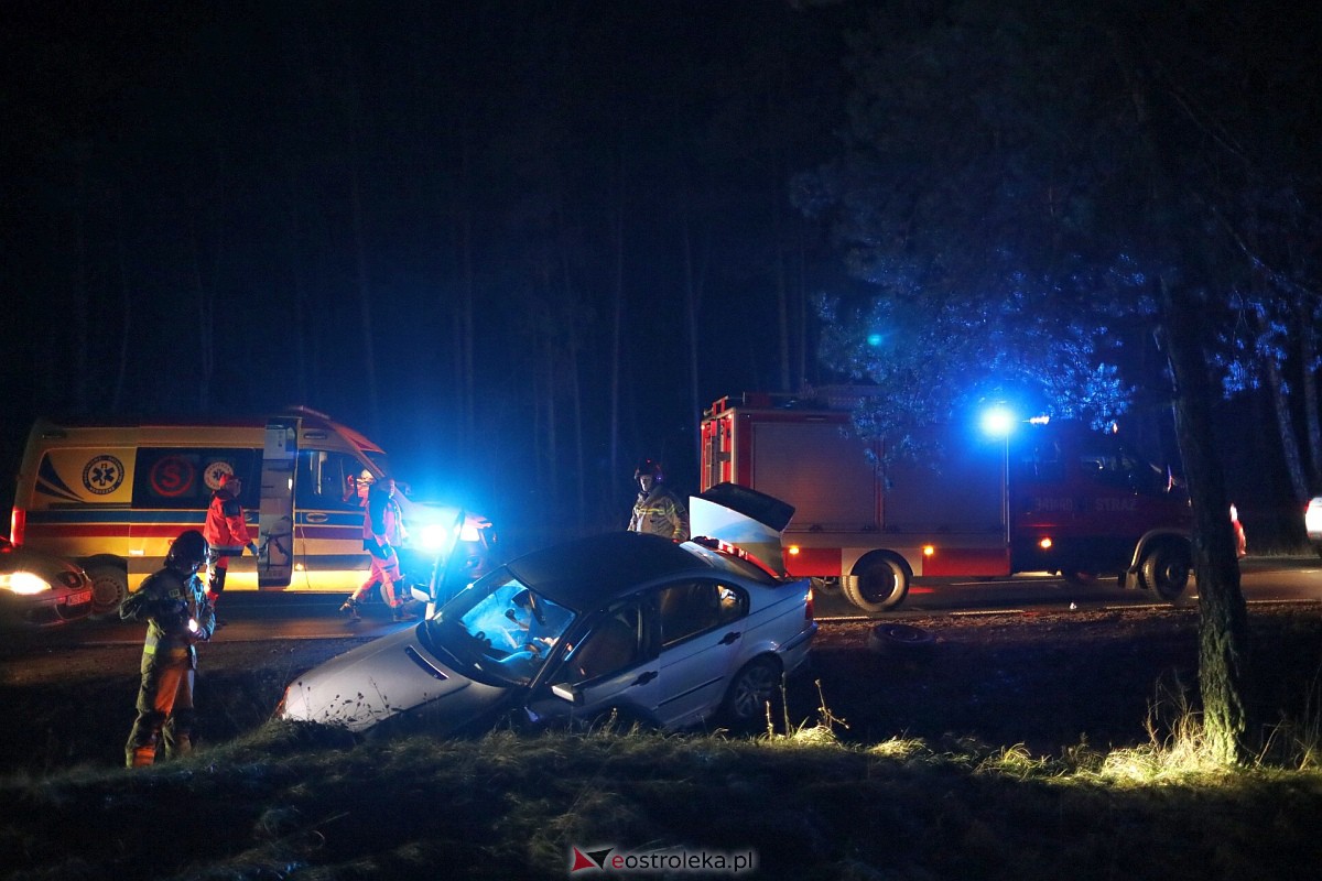 Wypadek w Łodziskach [17.12.2023] - zdjęcie #6 - eOstroleka.pl