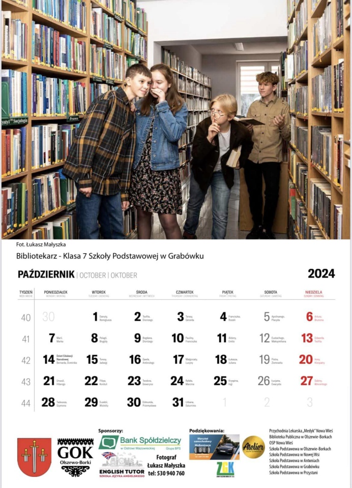 Kalendarz Gminy Olszewo-Borki - zdjęcie #4 - eOstroleka.pl