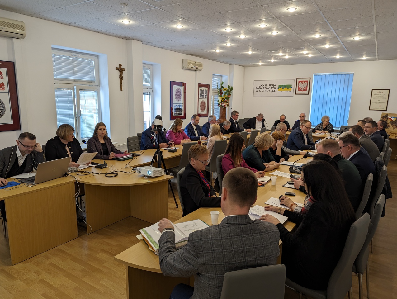 Sesja rady powiatu [15.01.2024] - zdjęcie #22 - eOstroleka.pl