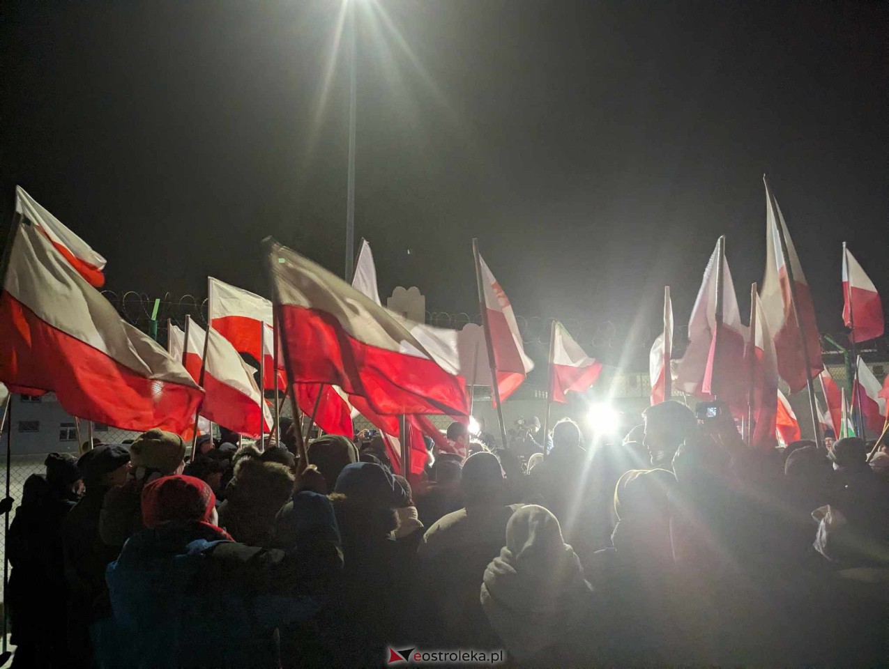 Manifestacja w Przytułach Starych [22.01.2024] - zdjęcie #19 - eOstroleka.pl
