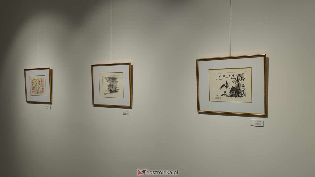 Wernisaż wystawy litografii Pablo Picasso w Galerii Ostrołęka [15.02.2024] - zdjęcie #3 - eOstroleka.pl
