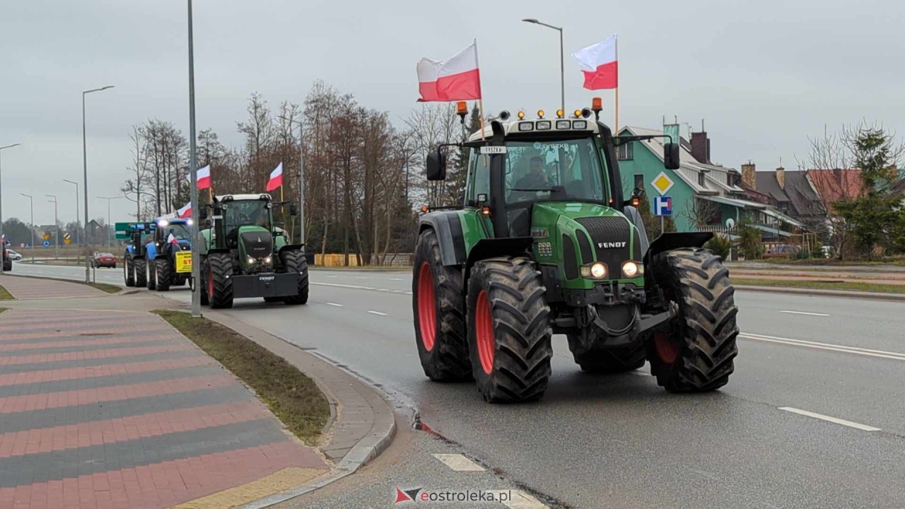Protest rolników w Ostrołęce [21.02.2024] - zdjęcie #27 - eOstroleka.pl