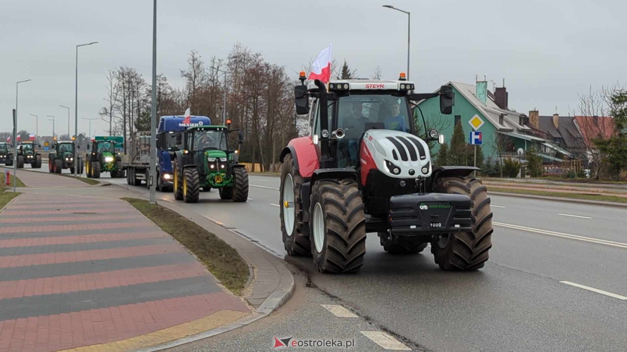 Protest rolników w Ostrołęce [21.02.2024] - zdjęcie #28 - eOstroleka.pl
