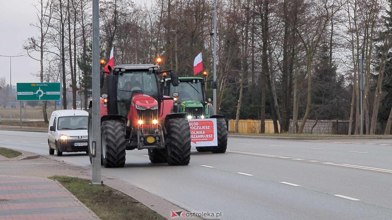 Protest rolników w Ostrołęce [21.02.2024] - zdjęcie #34 - eOstroleka.pl