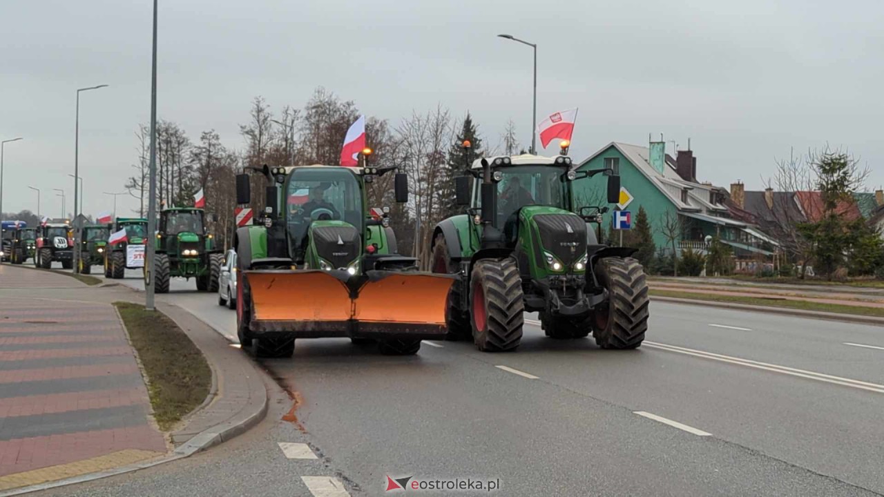 Protest rolników w Ostrołęce [21.02.2024] - zdjęcie #39 - eOstroleka.pl