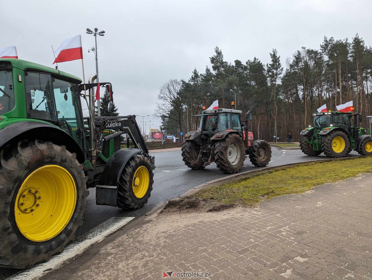 Protest rolników w Ostrołęce [21.02.2024] - zdjęcie #5 - eOstroleka.pl