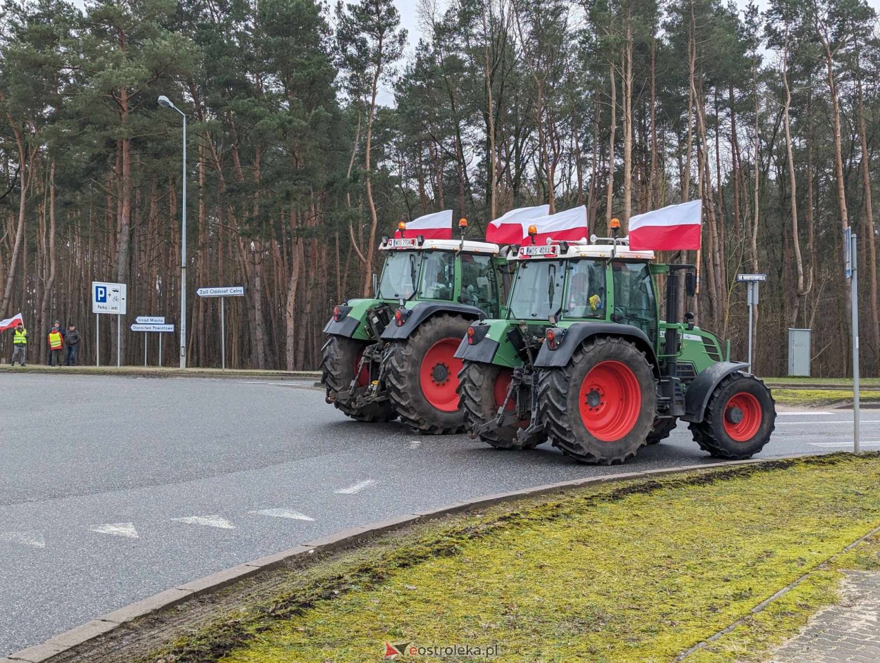 Protest rolników w Ostrołęce [21.02.2024] - zdjęcie #7 - eOstroleka.pl