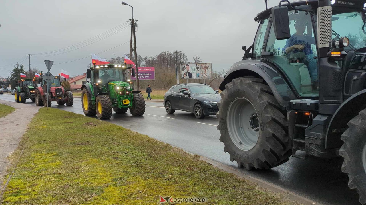 Protest rolników w Ostrołęce [21.02.2024] - zdjęcie #12 - eOstroleka.pl