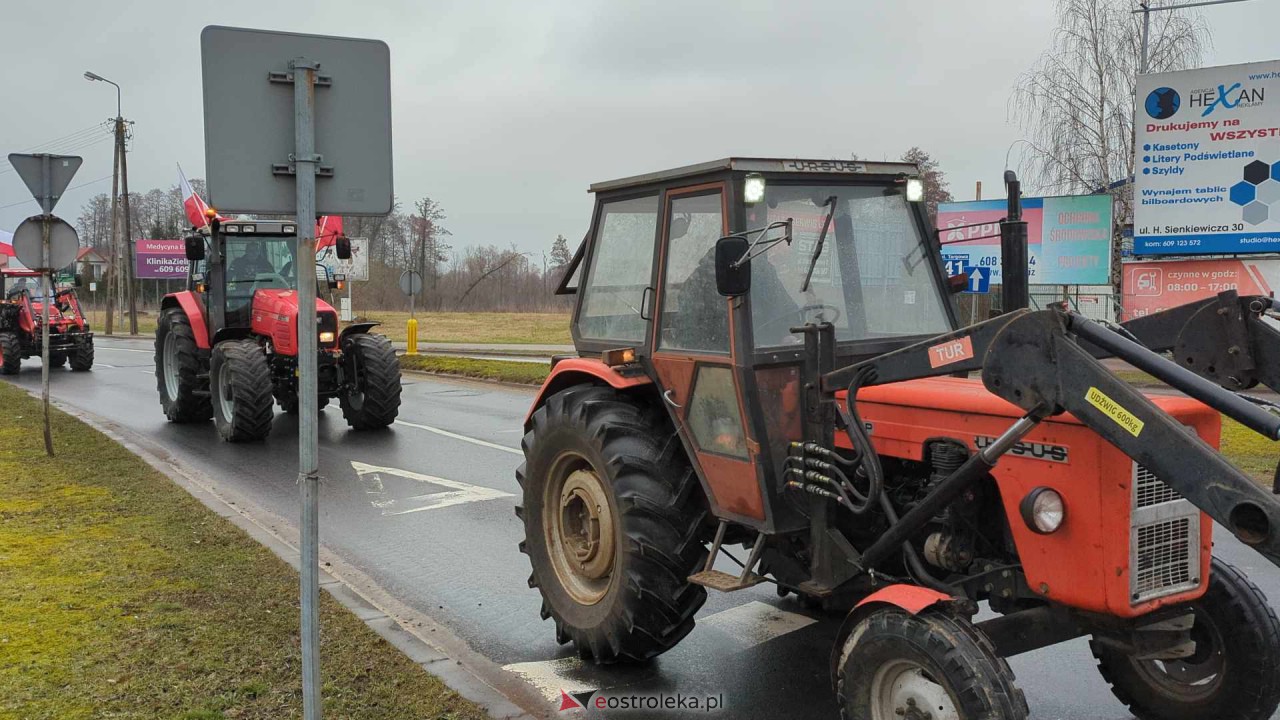 Protest rolników w Ostrołęce [21.02.2024] - zdjęcie #24 - eOstroleka.pl
