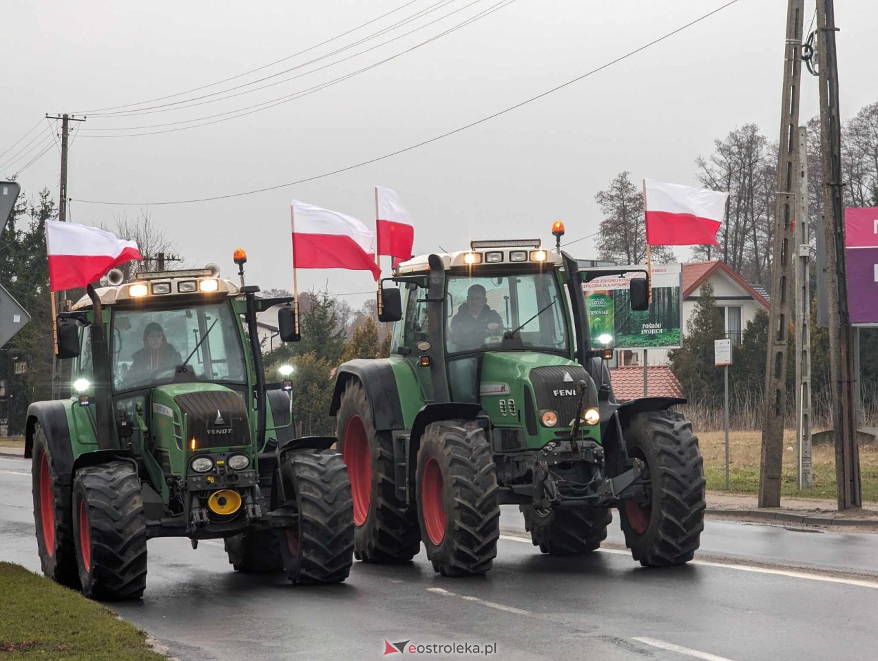 Protest rolników w Ostrołęce [21.02.2024] - zdjęcie #25 - eOstroleka.pl