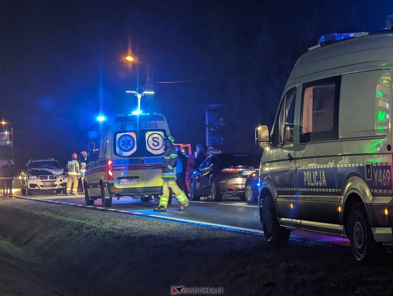 Śmiertelny wypadek w Antoniach na DK-53 [28.02.2024] - zdjęcie #1 - eOstroleka.pl
