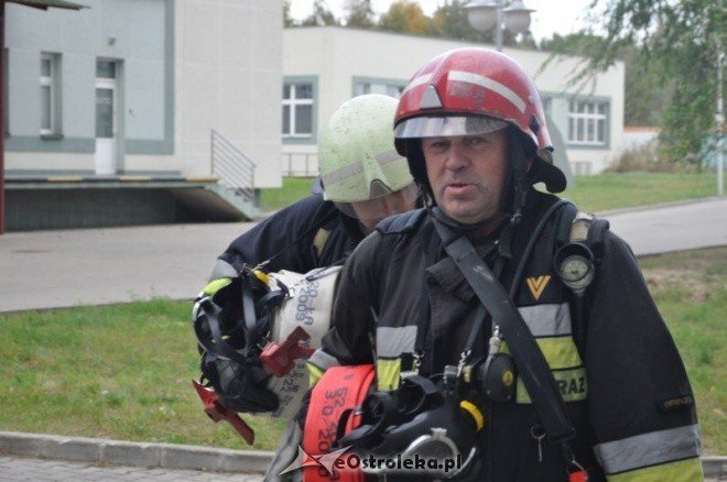 Ćwiczenia przeciwpożarowe w nowym szpitalu (5.X.2011) 	 - zdjęcie #10 - eOstroleka.pl