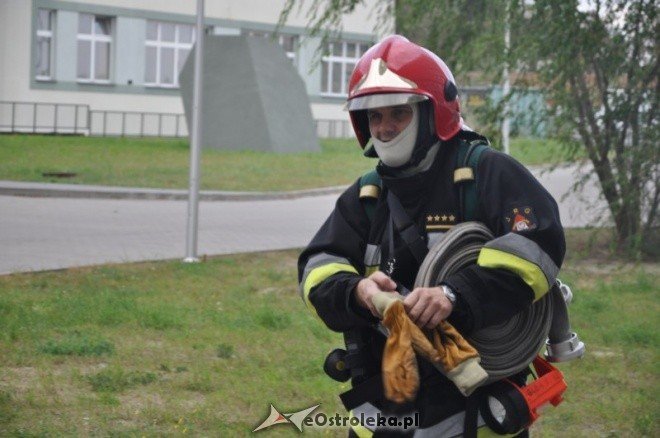 Ćwiczenia przeciwpożarowe w nowym szpitalu (5.X.2011) 	 - zdjęcie #11 - eOstroleka.pl