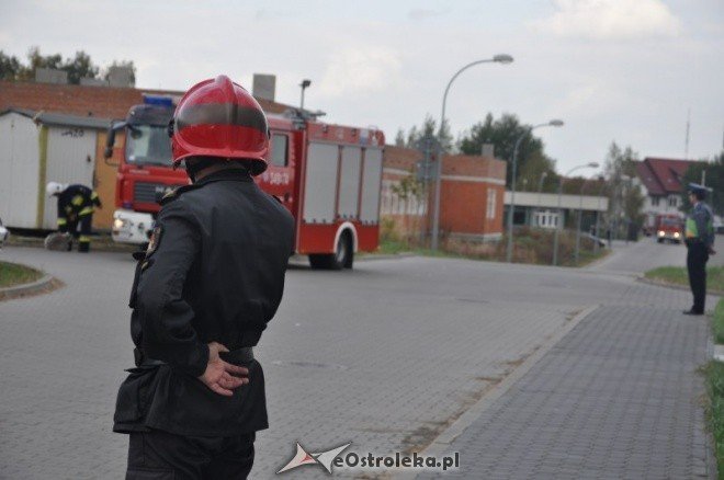 Ćwiczenia przeciwpożarowe w nowym szpitalu (5.X.2011) 	 - zdjęcie #20 - eOstroleka.pl