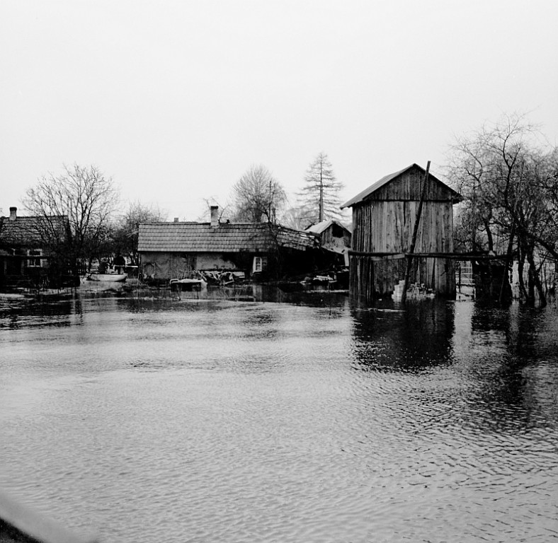 E. Gierek i W. Jaruzelski w Ostrołęce - powódź 1979r - zdjęcie #202 - eOstroleka.pl