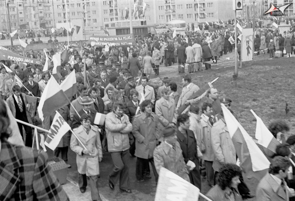 Pochódy 1 majowe 1958 - 1980 - zdjęcie #94 - eOstroleka.pl