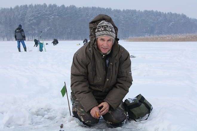 Mistrzostwa w wędkowaniu podlodowym na jeziorze Rekowym [20.01.2013] - zdjęcie #10 - eOstroleka.pl