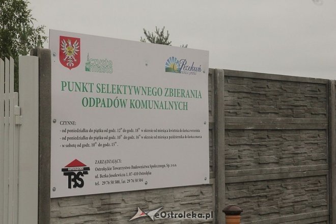 Odbiór punktu selektywnej zbiórki odpadów komunalnych przy ul. Turskiego [26.06.2013] - zdjęcie #2 - eOstroleka.pl
