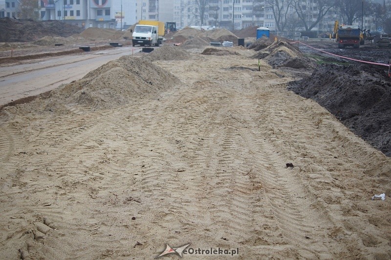 Nowy odcinek ulicy Korczaka [13.11.2013] - zdjęcie #7 - eOstroleka.pl
