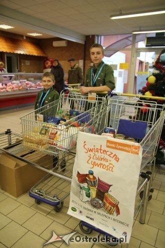 Świąteczna Zbiórka Żywności 2013: Ostrołęka zebrała ponad 11 ton [1.12.2013] - zdjęcie #8 - eOstroleka.pl