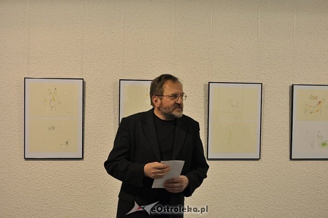 Wystawa Macieja Mielnickiego pt. „Rysunek” [06.03.2014] - zdjęcie #12 - eOstroleka.pl