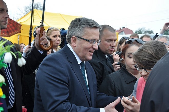 Niedziela Palmowa 2014 w Łysych z udziałem Prezydenta Bronisława Komorowskiego - zdjęcie #4 - eOstroleka.pl
