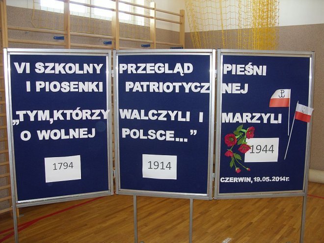 „Tym, którzy walczyli i marzyli o wolnej Polsce…” - VI Szkolny Przegląd Pieśni i Piosenki Patriotycznej [22.05.2014] - zdjęcie #9 - eOstroleka.pl