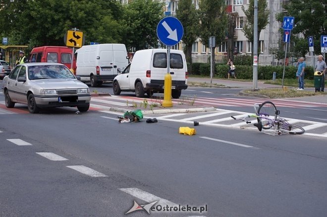 Ostrołęka: 94-letni rowerzysta wjechał pod koło osobowego opla [18.06.2014] - zdjęcie #1 - eOstroleka.pl