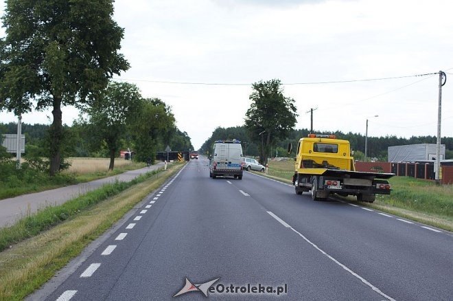 Wypadek w Teodorowie: DK-61 zablokowana [15.07.2014] - zdjęcie #1 - eOstroleka.pl