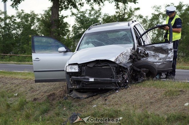 Wypadek w Teodorowie: DK-61 zablokowana [15.07.2014] - zdjęcie #12 - eOstroleka.pl