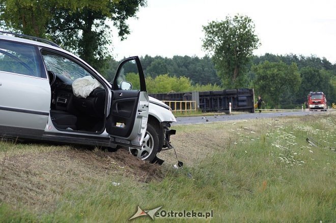 Wypadek w Teodorowie: DK-61 zablokowana [15.07.2014] - zdjęcie #13 - eOstroleka.pl