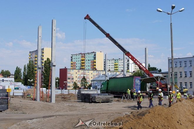 Budowa hali targowej [23.07.2014] - zdjęcie #7 - eOstroleka.pl