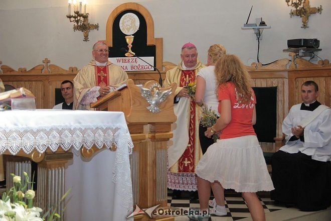 Piesza ełcka pielgrzymka na Jasną Górę zawitała do Ostrołęki [31.07.2014] - zdjęcie #9 - eOstroleka.pl