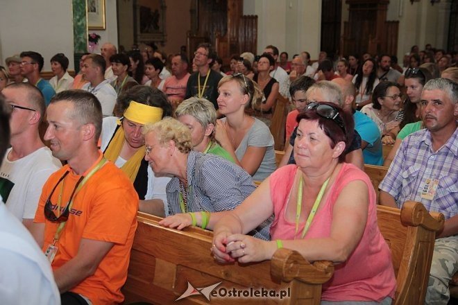 Piesza ełcka pielgrzymka na Jasną Górę zawitała do Ostrołęki [31.07.2014] - zdjęcie #11 - eOstroleka.pl