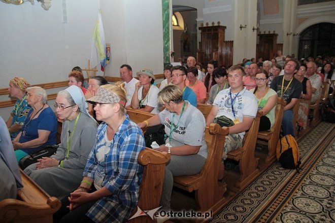 Piesza ełcka pielgrzymka na Jasną Górę zawitała do Ostrołęki [31.07.2014] - zdjęcie #20 - eOstroleka.pl
