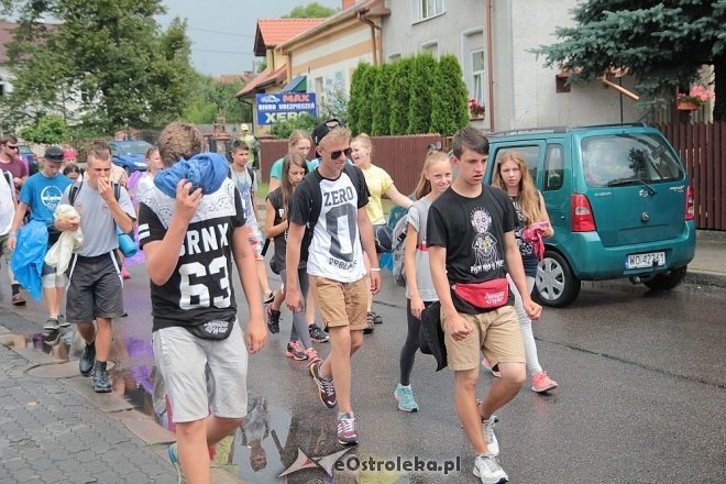 Piesza ełcka pielgrzymka na Jasną Górę zawitała do Ostrołęki [31.07.2014] - zdjęcie #74 - eOstroleka.pl