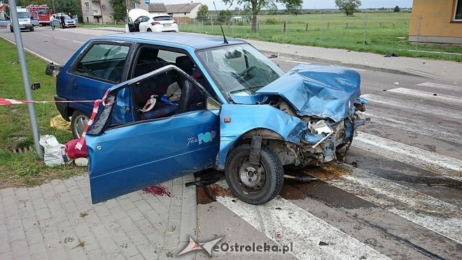 Wypadek w Damiętach [18.08.2014] - zdjęcie #8 - eOstroleka.pl