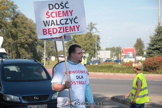 Ostrołęka: Za nami kolejny protest w sprawie budowy obwodnicy [10.09.2014] - zdjęcie #2 - eOstroleka.pl